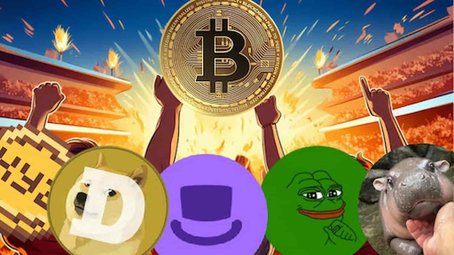 Novos Recordes do Bitcoin Desencadeiam um Rali de Memecoins—Quais Moedas Estão Disparando Agora?