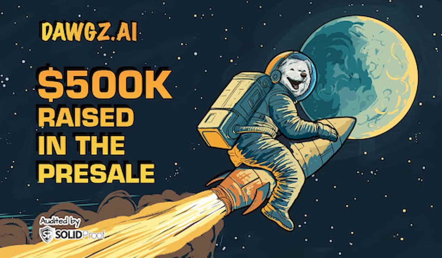 Dawgz AI Ultrapassa US$ 500.000 em Pré-venda: Uma Nova Meme Coin Alimentada por IA para Entusiastas de Cripto
