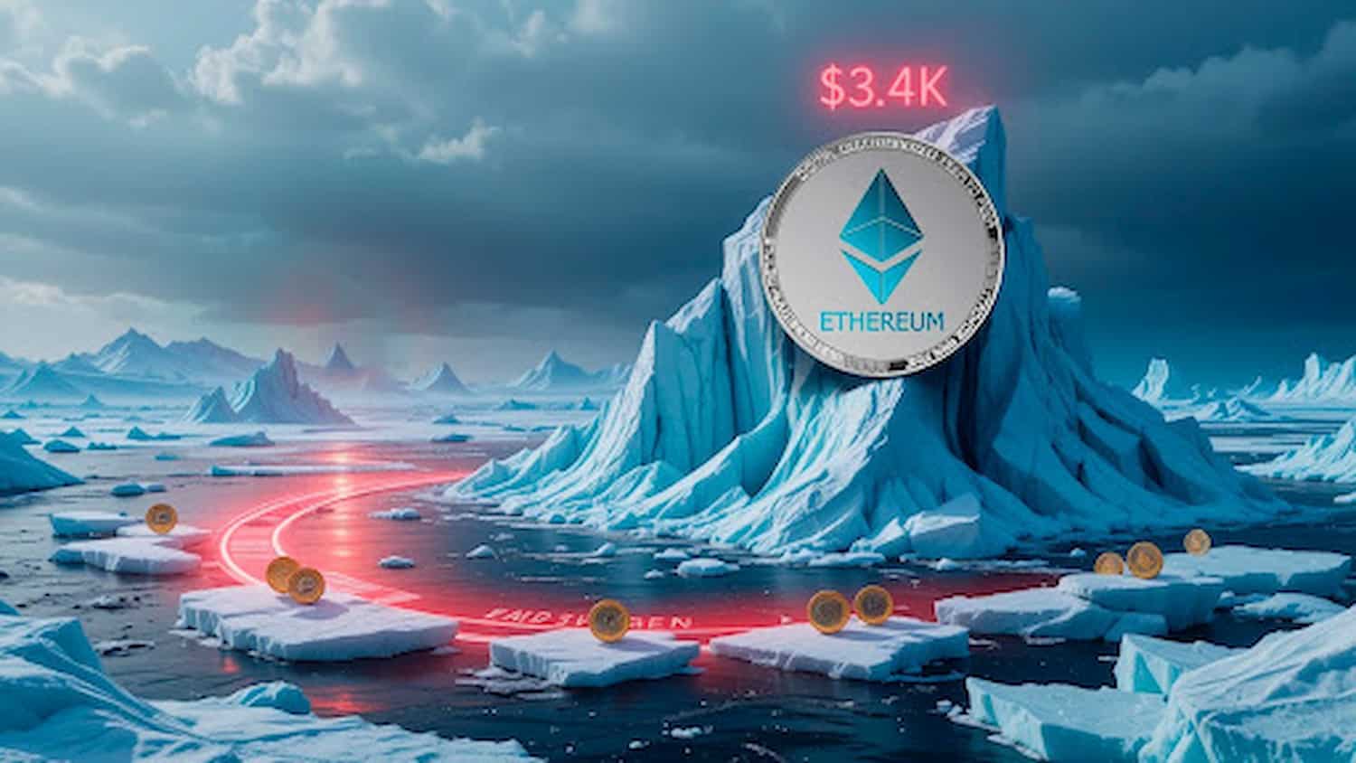 Altcoins Entram em Zona Perigosa com Queda do Ethereum Abaixo de $3,4K