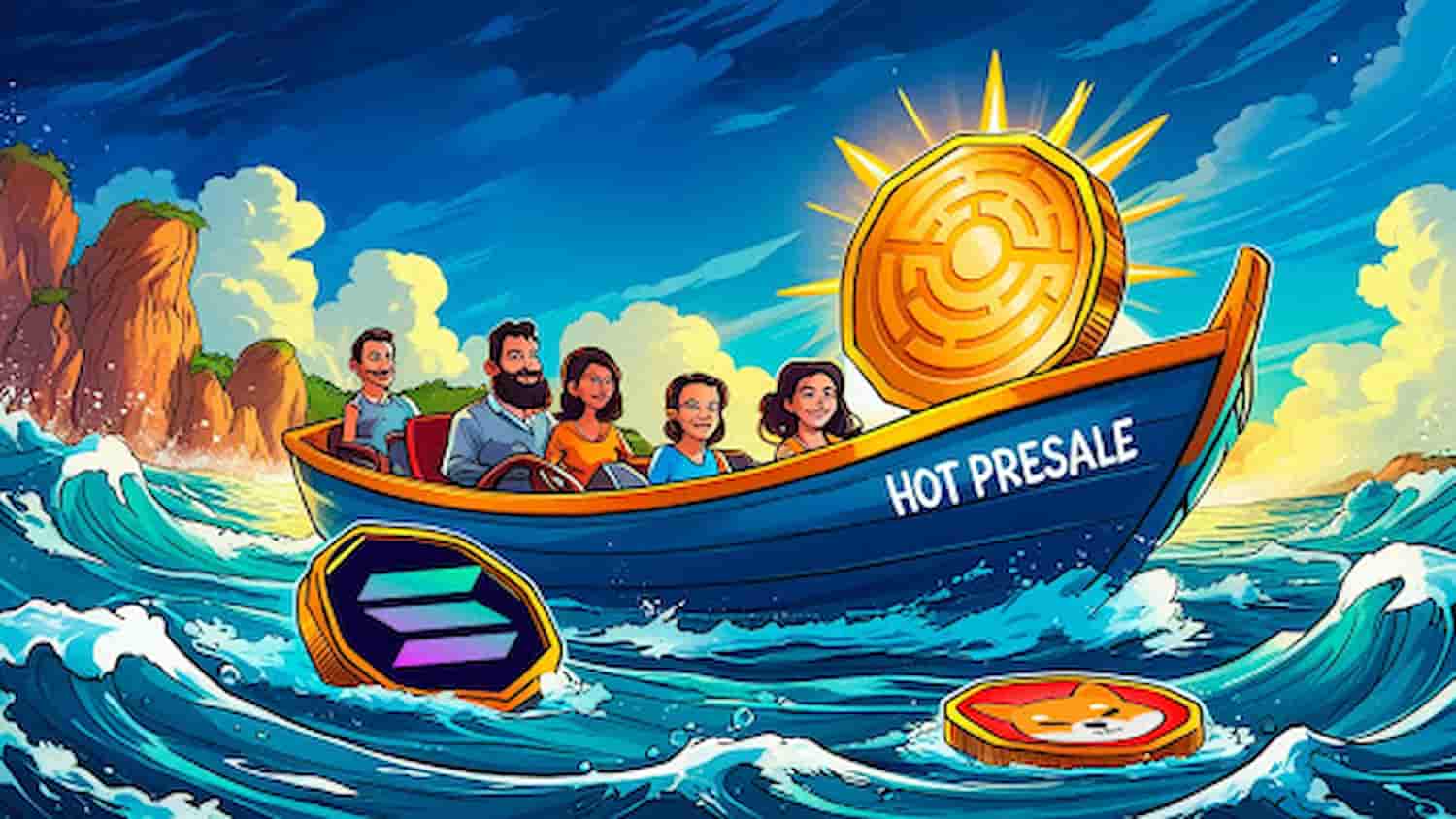 Volatilidade do Mercado Afeta SOL e SHIB, Atraindo Fãs de Cripto para uma Pré-Venda Quente