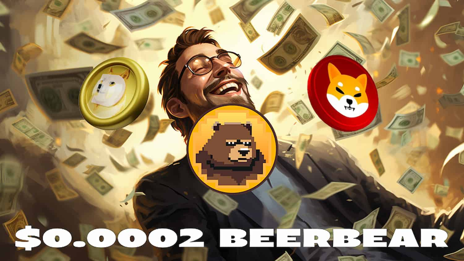 Potencial de Liderança: BeerBear de $0,0002 Pode Ultrapassar Dogecoin em Valor de Mercado em 2025