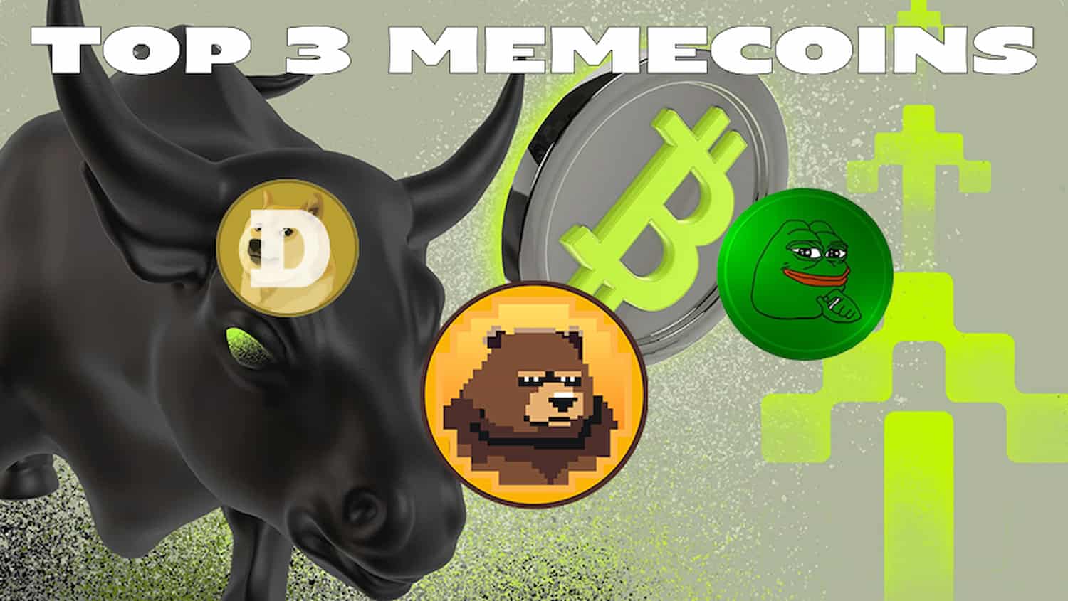 Top 3 Memecoins Podem Disparar até a Lua se o BTC Chegar à Marca de $115.000