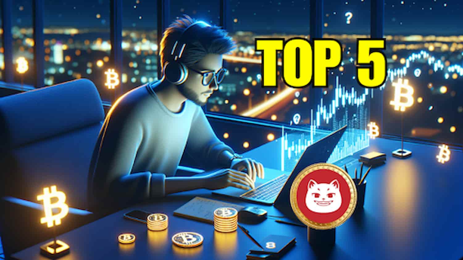 Não Deixe Escapar – 5 Moedas Preparadas para Ganhos Massivos Incluem CATZILLA com Potencial de 15.000%.