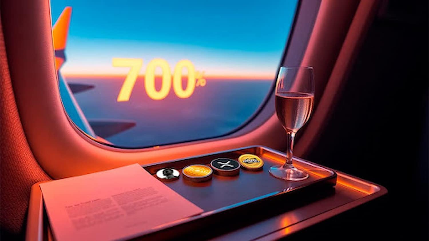 De criptomoedas a voos de primeira classe: 4 moedas que podem subir 700% para sua próxima aventura!