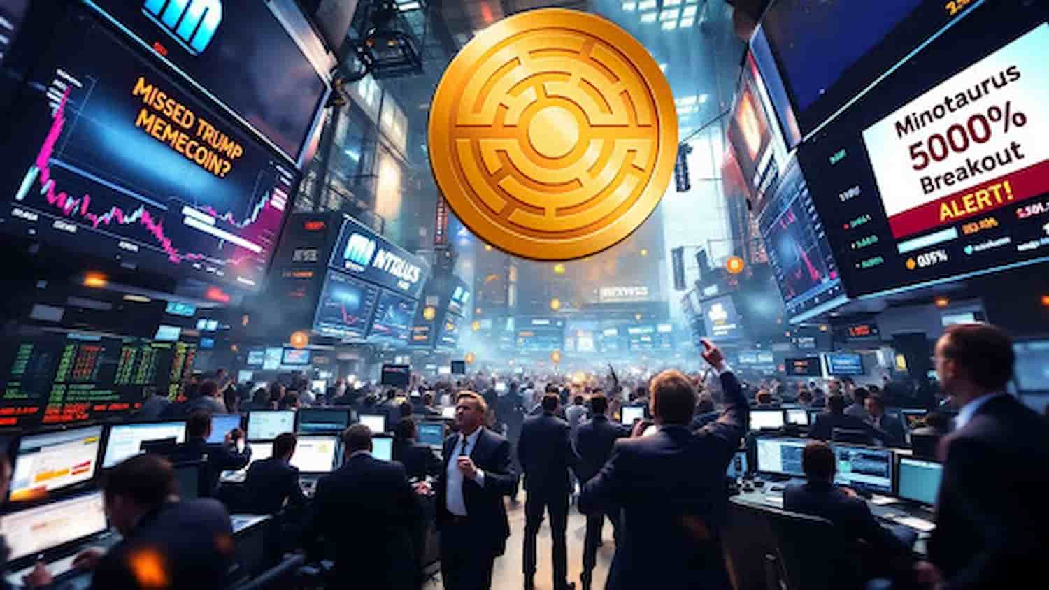 Perdeu a Memecoin de Trump? Nova Criptomoeda Minotaurus Mira Grande Ruptura Após Listagem: Compre Agora com Potencial de Alta de 5000%