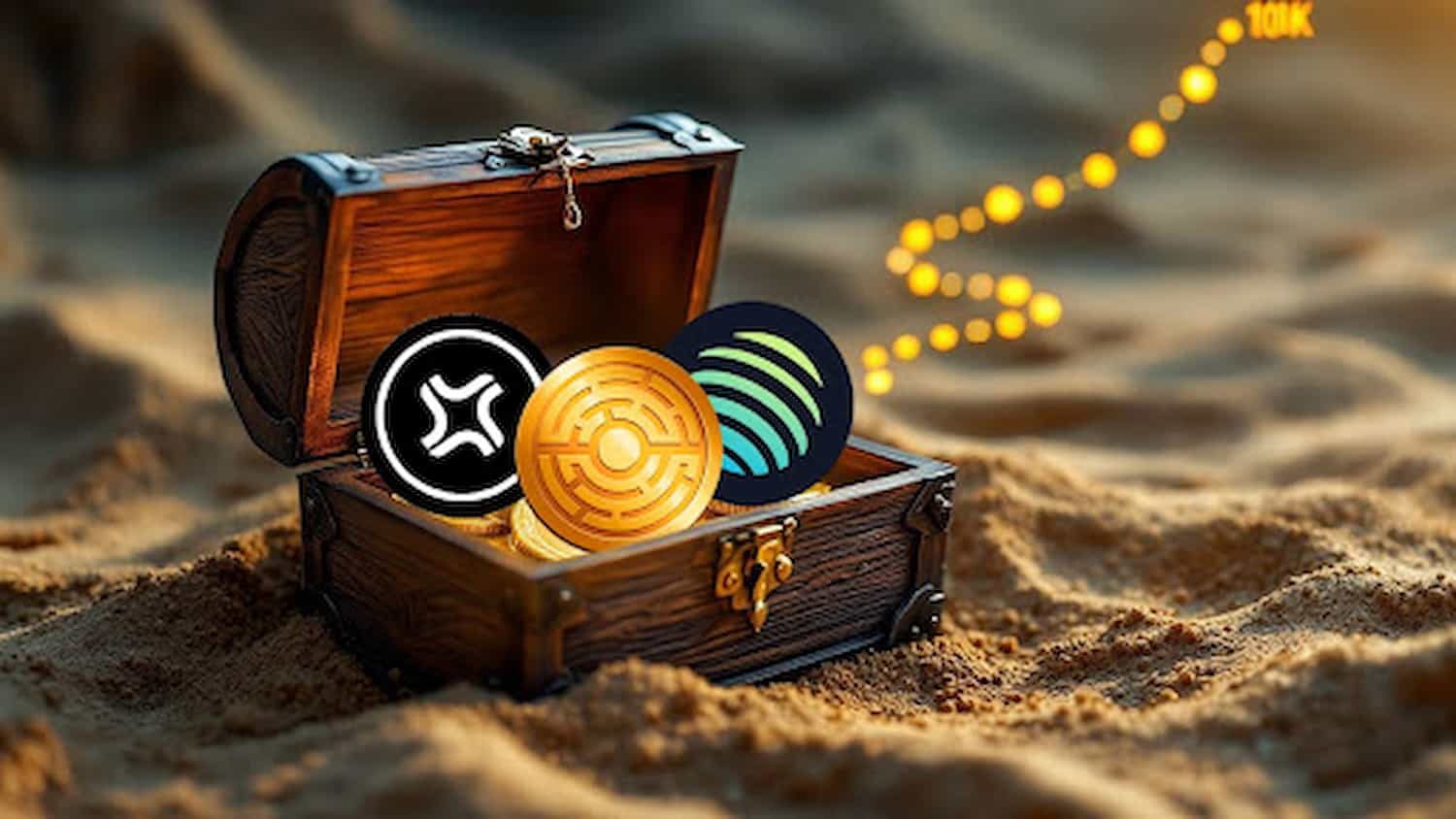 Descobrindo 3 joias escondidas em criptomoedas para comprar e transformar $500 em $10k