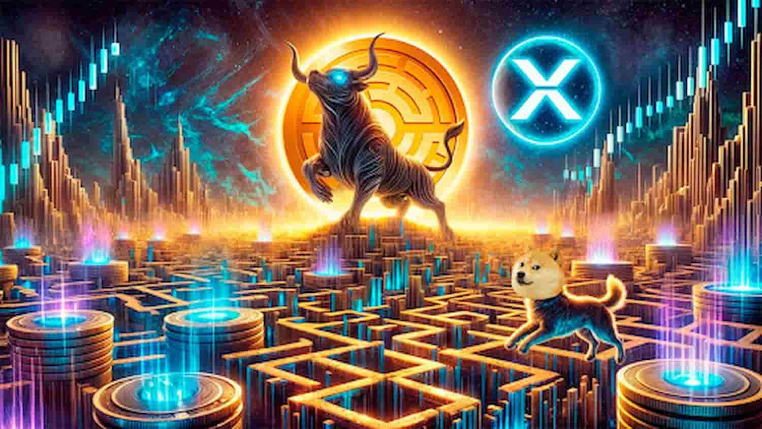 Preço do XRP Mira 5 USDT Com Grandes Movimentações de 700 milhões USDT; DOGE em Direção a 2 USDT