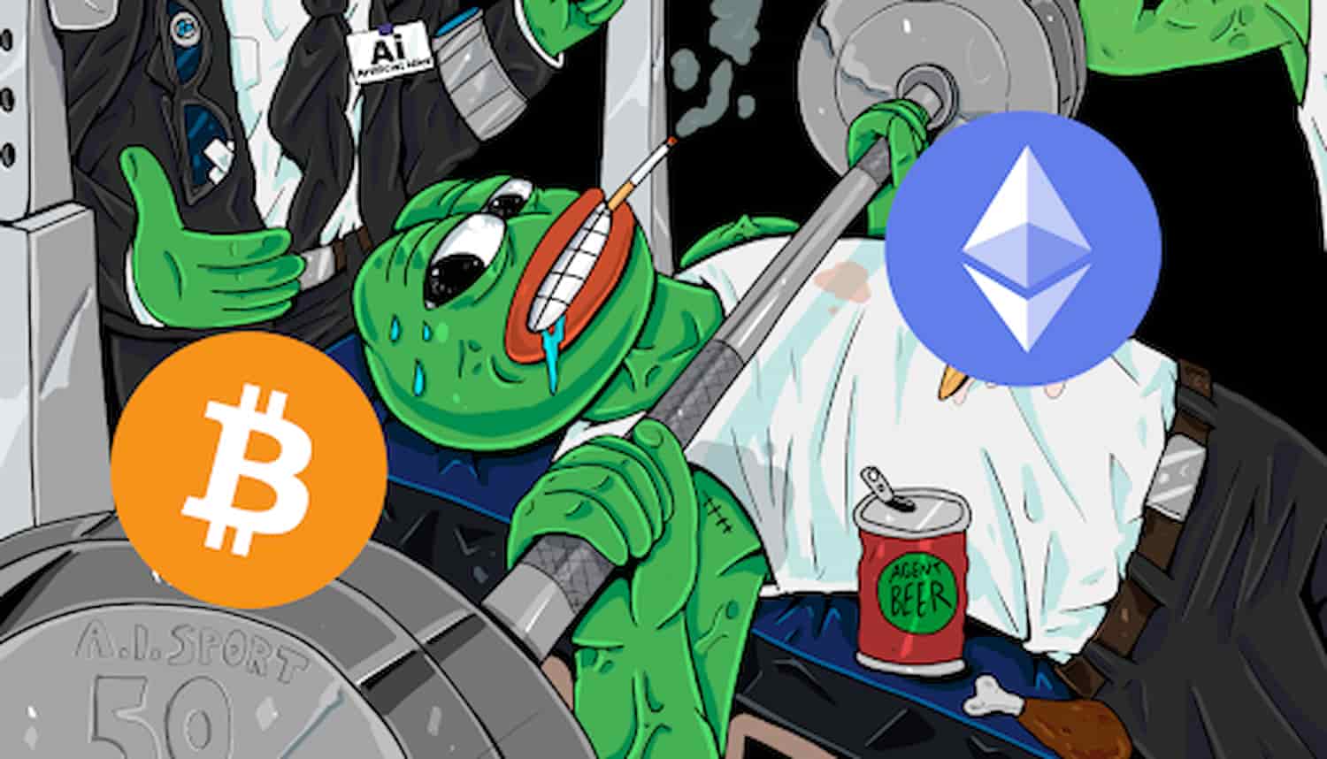 📉 Bitcoin e Ethereum sofrem um golpe – Agent AI permanece inabalável e pronto para multiplicar por 500! 🚀