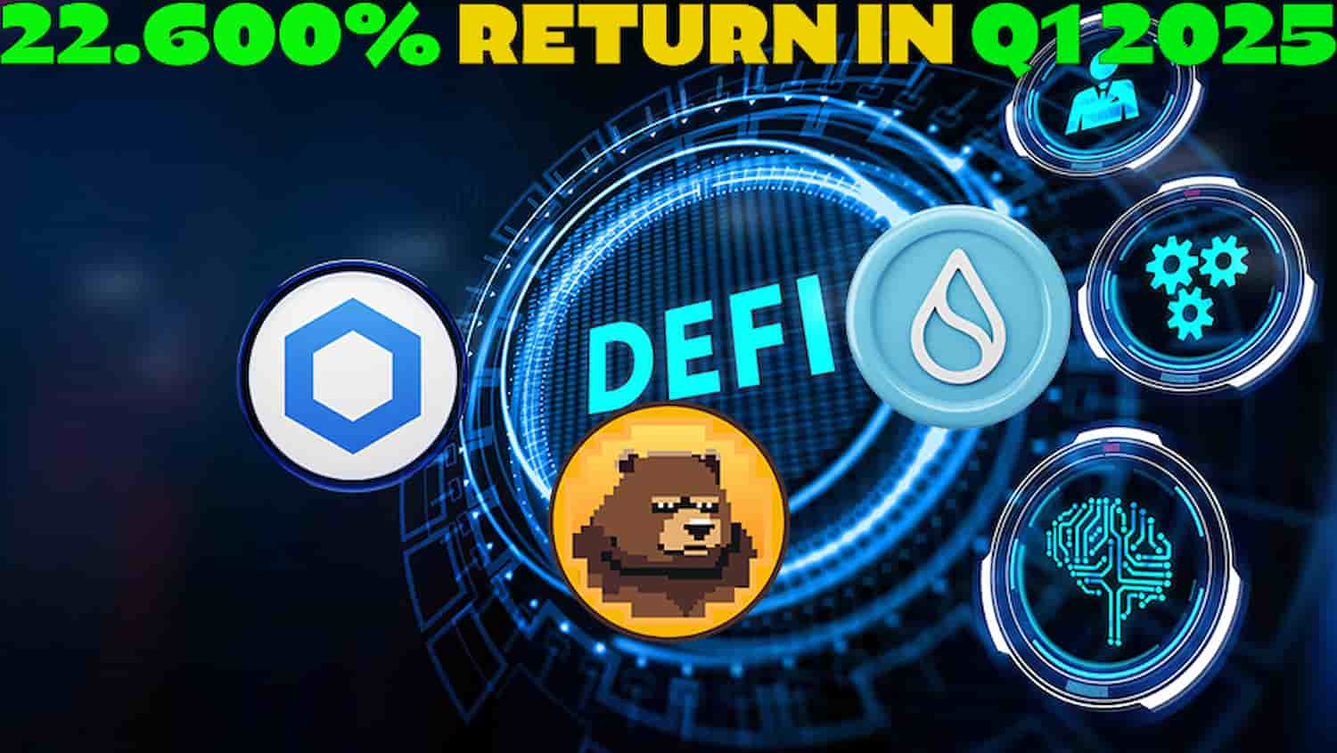 AI e DeFi: Esses 3 Altcoins Podem Gerar Retorno de 22.600% no 1º Trimestre de 2025
