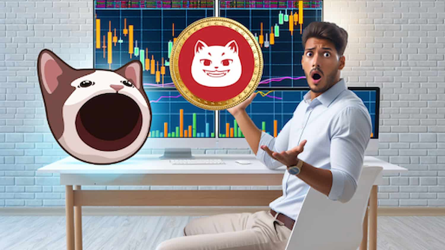 Esta nova moeda temática de gato está valorizando enquanto o mercado desaba! POPCAT 2.0?