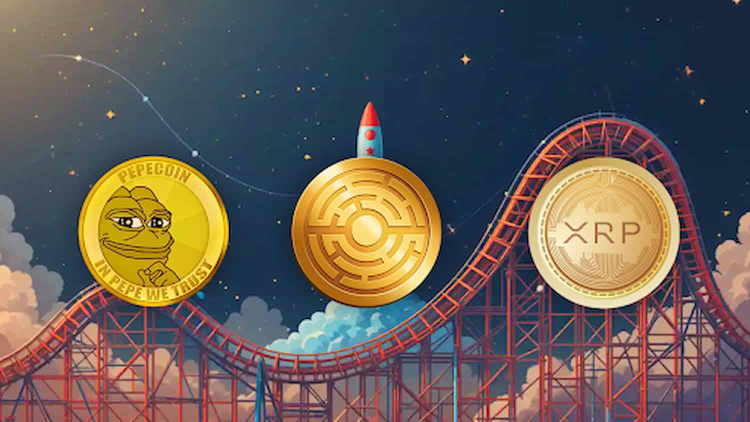 PEPE e XRP em dificuldades: um novo token com menos risco