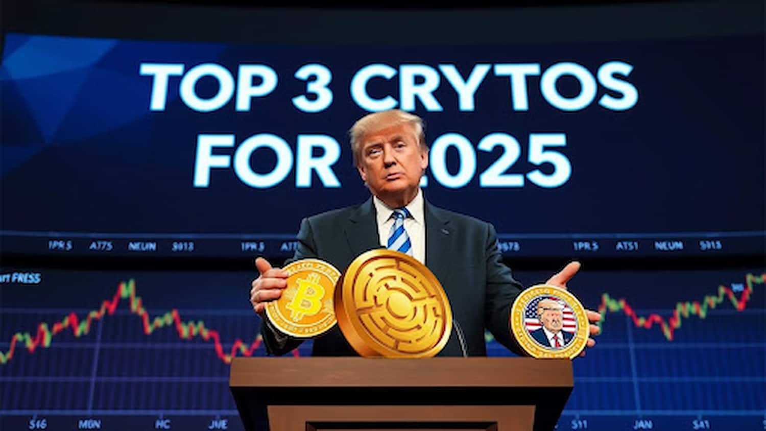 Aqui Estão 3 Criptomoedas para Ficar de Olho em 2025 sob o Presidente Pró-Cripto Donald Trump