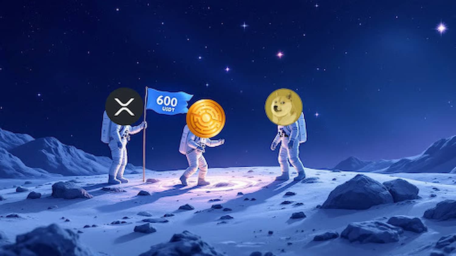 XRP para $600? Poderão DOGE e MTAUR Competir? Atenção, Participantes!