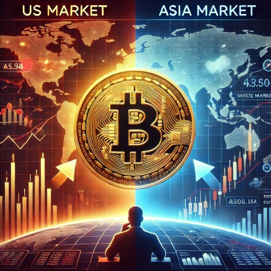 Recuperação do Bitcoin em Movimento? Analista Acompanha Divergência Chave Entre os Mercados dos EUA e da Ásia