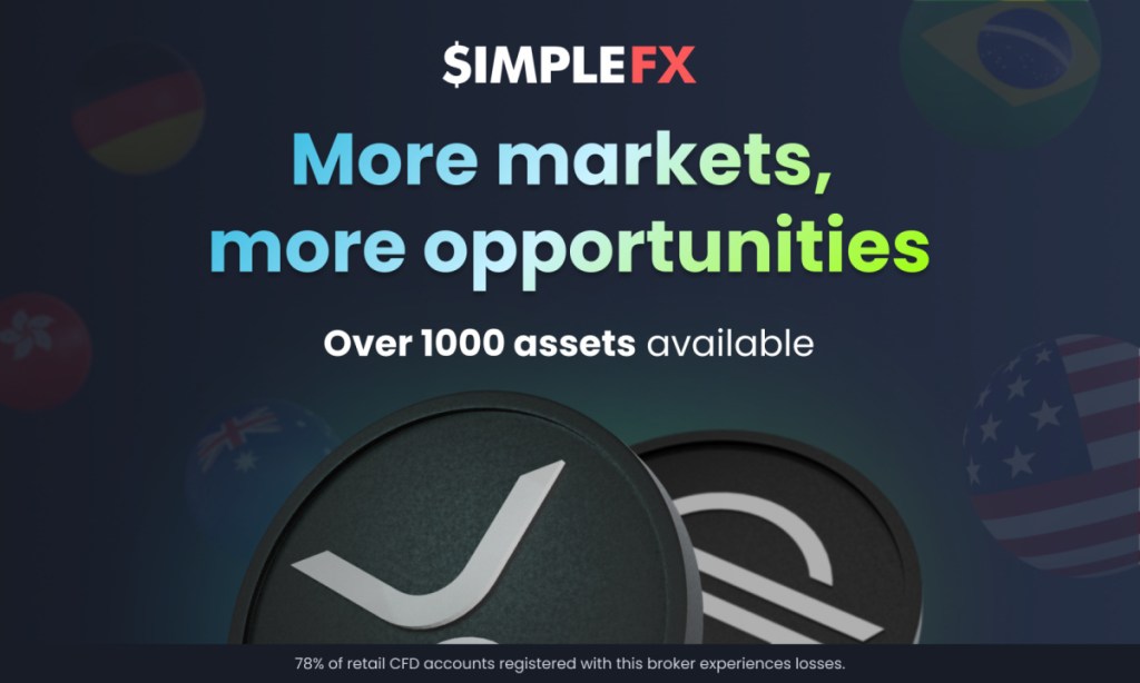 SimpleFX Expande Oferta Global de Negociação com Mais de 1000 Instrumentos  