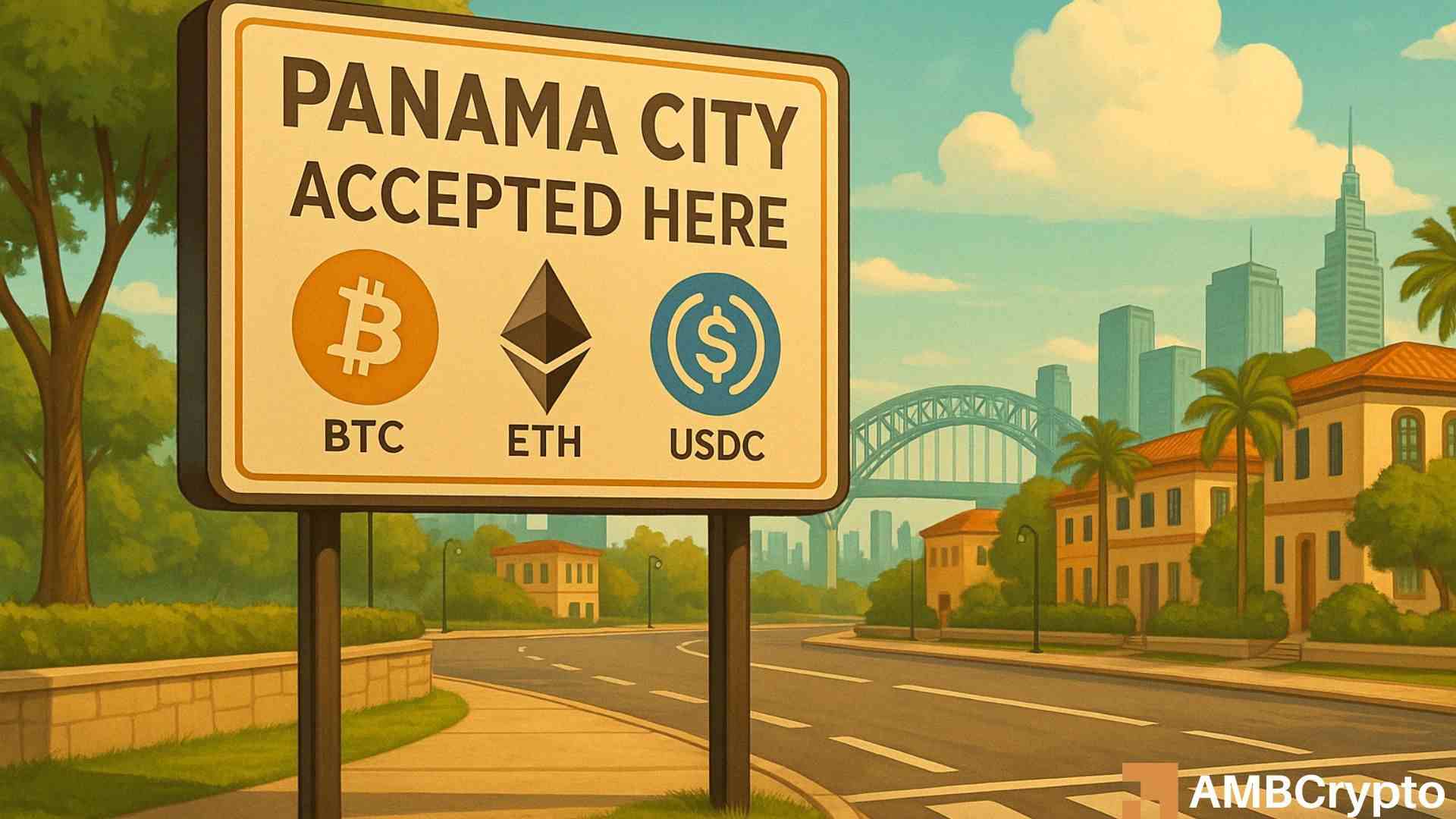 Panama City permite pagamento de impostos e taxas com Bitcoin, Ether e USDC – Saiba mais
