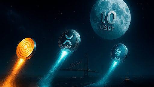 Minotaurus (MTAUR) a 10 USDT Com Trump de Volta? XRP e ADA Correndo Em Direção ao Mesmo Alvo