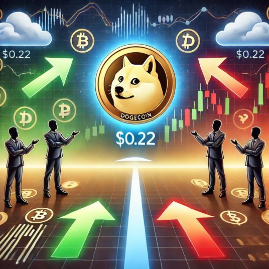 Dogecoin Paira em $0,22 Após Semanas de Ganhos, Analistas Compartilham Perspectivas Mistas 