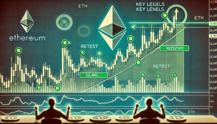 Ethereum mira reteste de $2.4K – Analista define níveis chave para observar. 