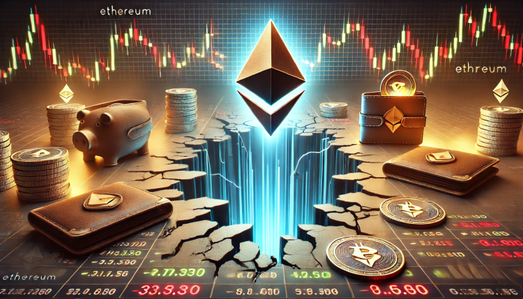 Ethereum pode estar a um passo de perdas em massa—alertam dados.