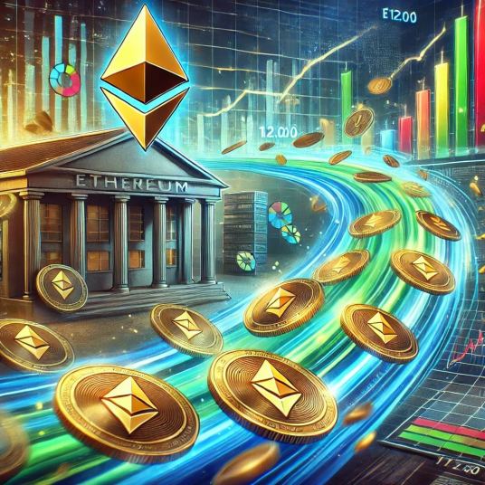 Como o preço do Ethereum se comportou durante a sequência de 19 dias de influxo de ETF de ETH. 