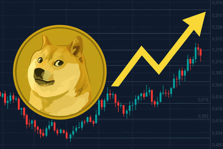 Dogecoin Mostra Sinais de Vida com Sinal de Fundo 