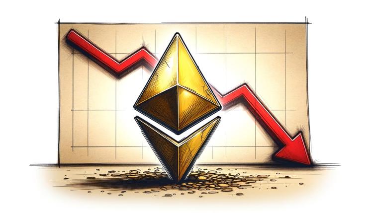 Preço do Ethereum Mostra Fraqueza, Observa Suporte Chave com Urso à Vista 