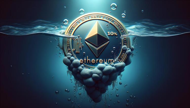 Preço do Ethereum Cai 10% — Sentimento do Mercado Fica Cauteloso 