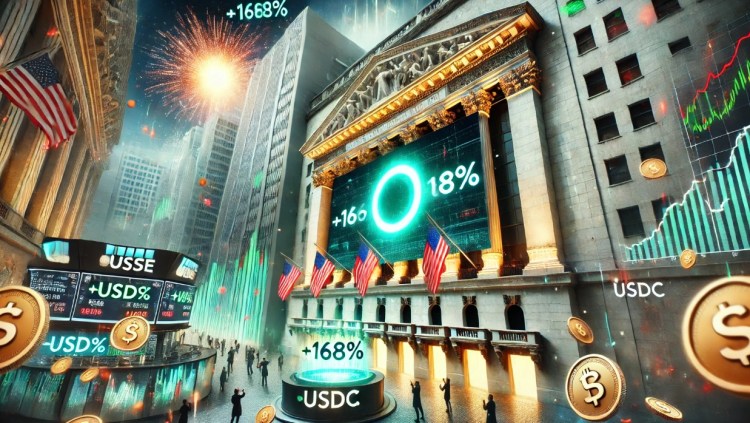 Circle dispara 168% no primeiro dia de negociação na NYSE após IPO forte.