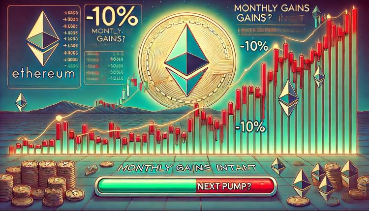 Ethereum recua 10%, mas mantém ganhos mensais – Está se preparando para o próximo impulso? 