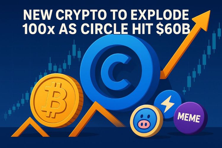 Próxima Cripto a Explodir 100x enquanto Circle Alcança $60B em Meio à Frenesi dos Investidores 