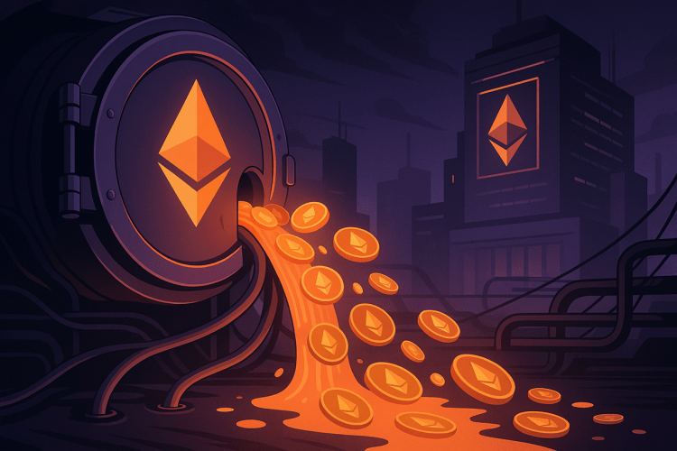 Reserva de Ethereum em Exchanges Despenca: Mais de 1 Milhão de ETH Retirados