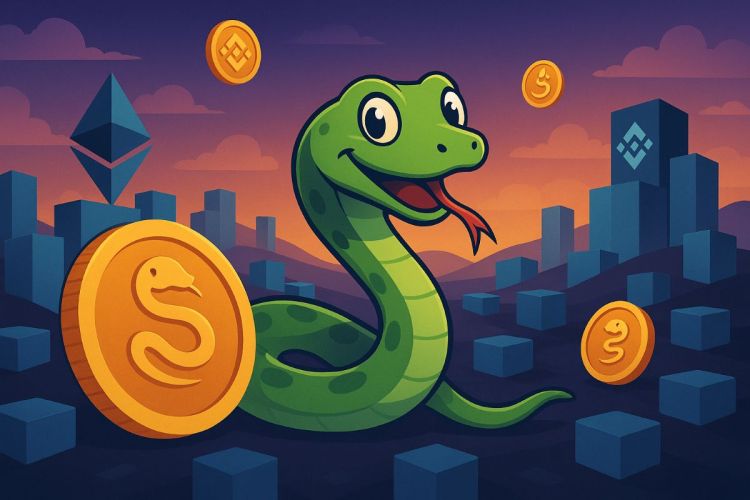 Snaky Way ($AKE) Lança Pré-venda Com Suporte Multichain, Recompensas em Jogos e Recompras com IA. 