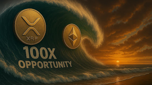 Baleias Compram Milhões de XRP e Ethereum em 24 Horas: Aqui Está uma Oportunidade 100x