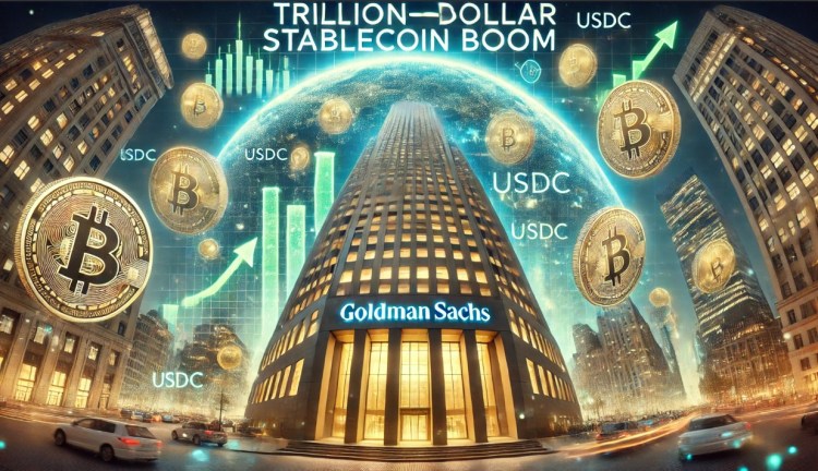 Goldman Sachs prevê um boom de stablecoins de trilhões de dólares no mercado cripto. 