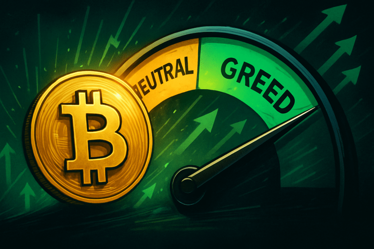 Sentimento Neutro do Bitcoin Não Durou Muito: Investidores Já Estão Avarentos Novamente 