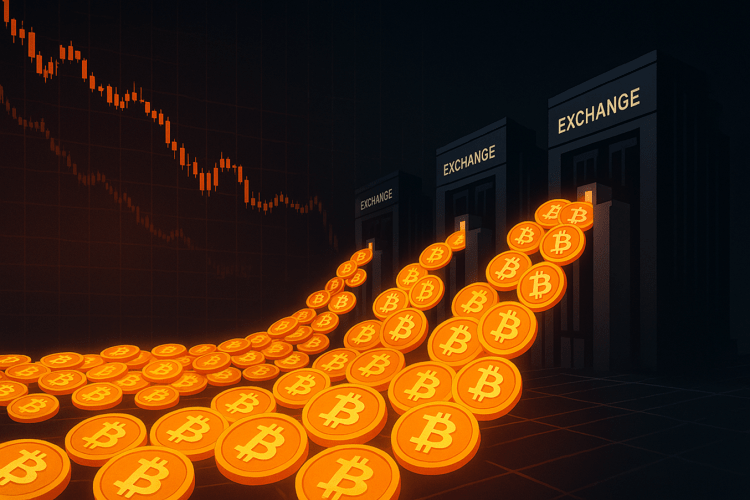 Venda de Bitcoin: $2,2 Bilhões em BTC Inundam Exchanges 