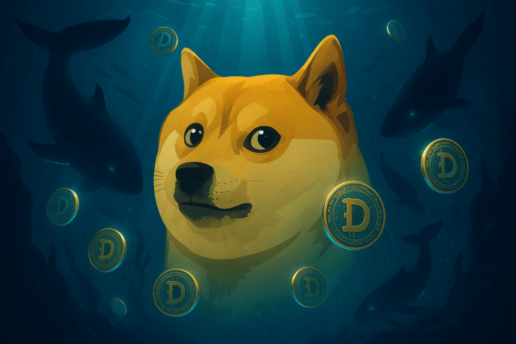 Baleias de Dogecoin Compram na Queda: $1 Bilhão em DOGE Adicionados 