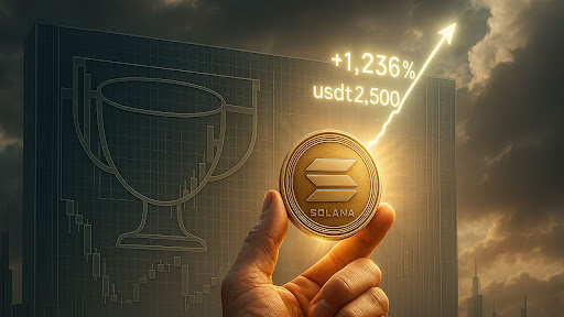 Rompimento Cup e Handle da Solana Mira Alta de 1.236% Para $2.500
