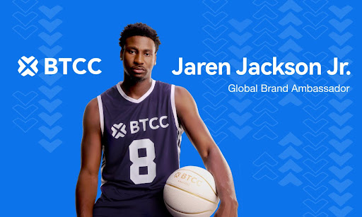 BTCC Exchange Anuncia Primeiro Patrocínio Esportivo com Jaren Jackson Jr. da NBA