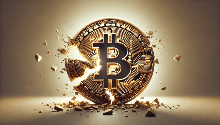 Analista diz que mercado de baixa do Bitcoin começou, prevê queda de 50% para $61.000. 