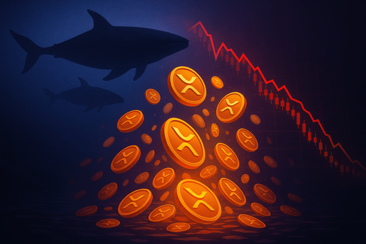 Sinal de Baixa do XRP: Baleias Descarregam $486 Milhões em Ativos 