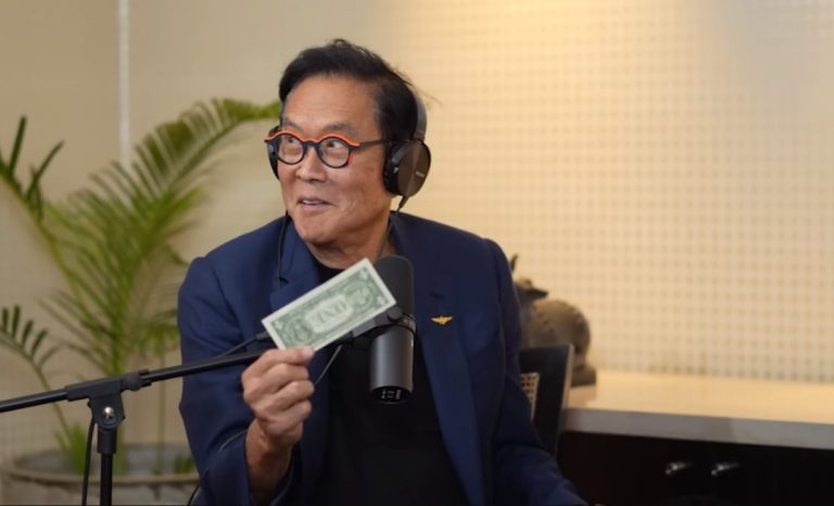 Robert Kiyosaki prevê colapso do dólar e aposta em Bitcoin e Ethereum como refúgio seguro!      