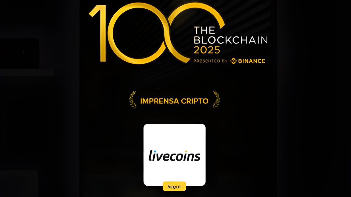 Livecoins vence prêmio de imprensa cripto internacional da Binance, o Blockchain 100