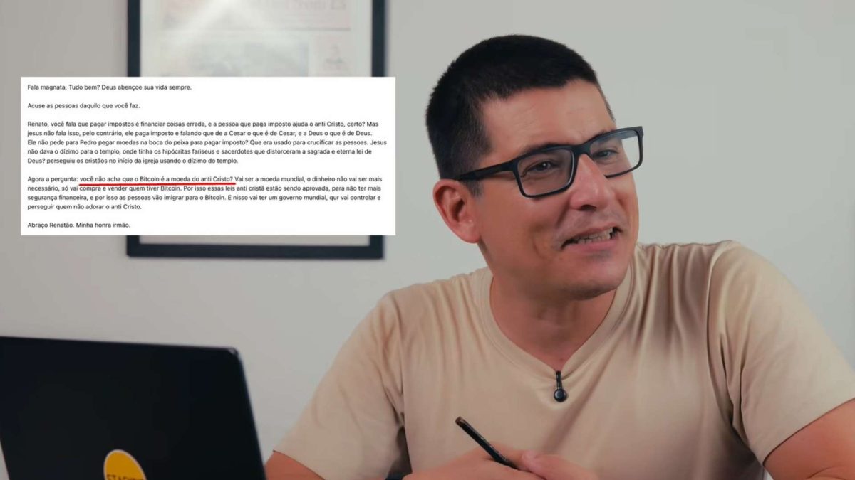 Renato Trezoitão afasta rótulo de anticristo do bitcoin e projeta perseguição estatal
