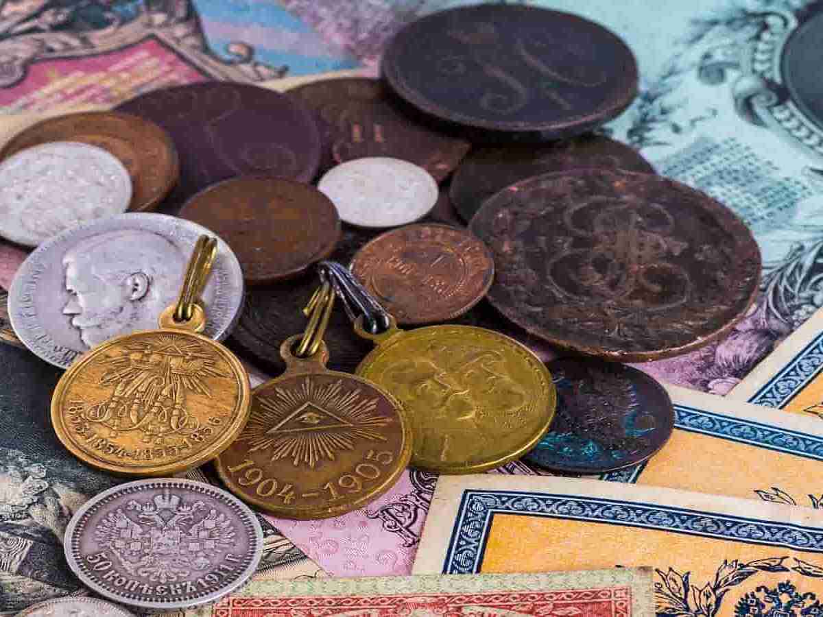 a história do dinheiro - Imagem mostrando os tipos de moeda